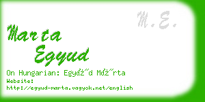 marta egyud business card